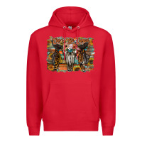 Red cant be tamed Premium Hoodie - RacoonDesign