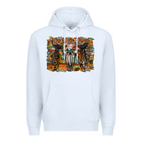 White cant be tamed Premium Hoodie - RacoonDesign