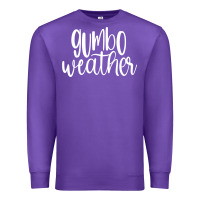Purple gumbo weather season in louisiana acadiana cajun lifestyle sweatshirt Premium Sweatshirt - linhVisuals