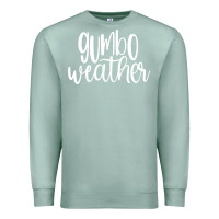 Seafoam gumbo weather season in louisiana acadiana cajun lifestyle sweatshirt Premium Sweatshirt - linhVisuals