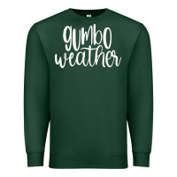 Sports Green gumbo weather season in louisiana acadiana cajun lifestyle sweatshirt Premium Sweatshirt - linhVisuals