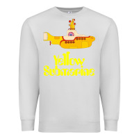 Dove Grey Yellow Submarine Premium Sweatshirt - linhVisuals
