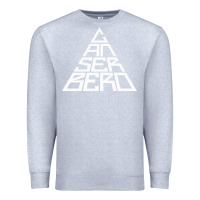 Heather Grey Canserbero Premium Sweatshirt - linhVisuals