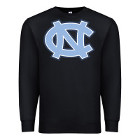 Black NORTH CAROLINA TAR HEELS Premium Sweatshirt - linhVisuals