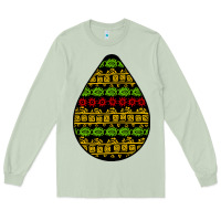 Matcha african masks teardrop Long Sleeve Tee - BundleAndBundleShop