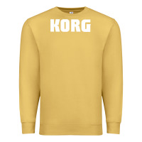 Antique Gold Korg Keyboard Premium Sweatshirt - linhVisuals