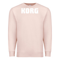 Pale Pink Korg Keyboard Premium Sweatshirt - linhVisuals