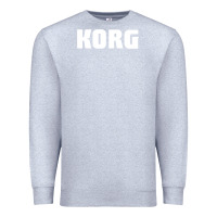 Heather Grey Korg Keyboard Premium Sweatshirt - linhVisuals