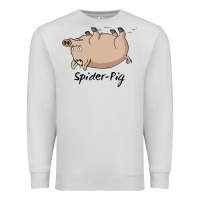 Dove Grey spider pig Premium Sweatshirt - linhVisuals