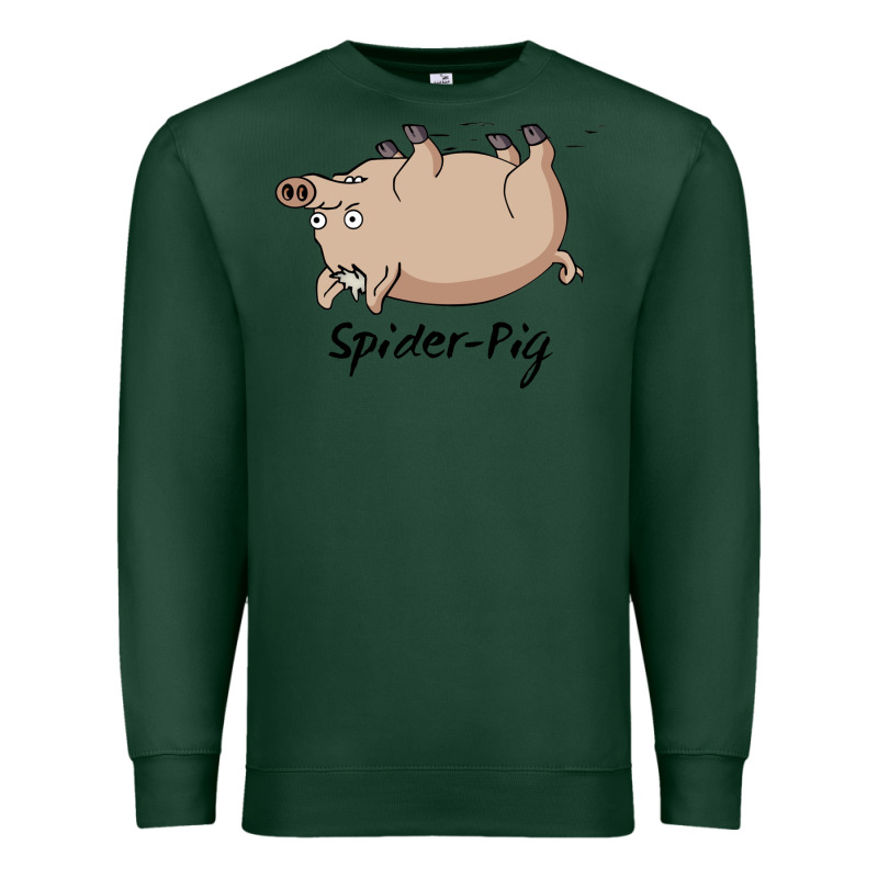 Spider Pig Premium Sweatshirt by linhVisuals | Teevron