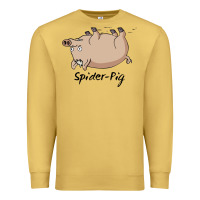 Antique Gold spider pig Premium Sweatshirt - linhVisuals