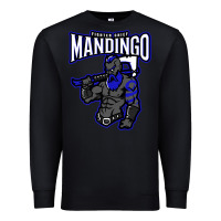 Black mandingo fighter chief, liberian superhero, african ancestry premium t Premium Sweatshirt - linhVisuals