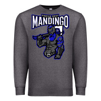 Charcoal Heather mandingo fighter chief, liberian superhero, african ancestry premium t Premium Sweatshirt - linhVisuals