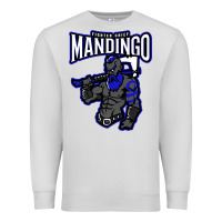 Dove Grey mandingo fighter chief, liberian superhero, african ancestry premium t Premium Sweatshirt - linhVisuals
