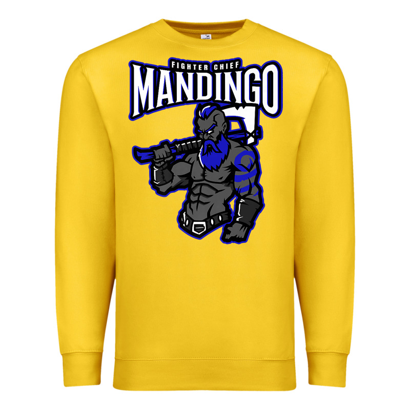 Mandingo Fighter Chief, Liberian Superhero, African Ancestry Premium T Premium Sweatshirt by linhVisuals | Teevron