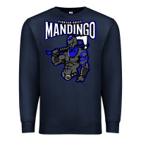 Navy mandingo fighter chief, liberian superhero, african ancestry premium t Premium Sweatshirt - linhVisuals