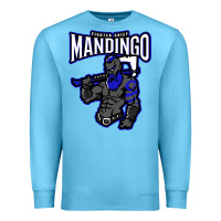 Ocean Blue mandingo fighter chief, liberian superhero, african ancestry premium t Premium Sweatshirt - linhVisuals