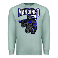 Seafoam mandingo fighter chief, liberian superhero, african ancestry premium t Premium Sweatshirt - linhVisuals