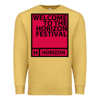 Antique Gold Horizon Festival Premium Sweatshirt - linhVisuals