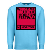 Ocean Blue Horizon Festival Premium Sweatshirt - linhVisuals