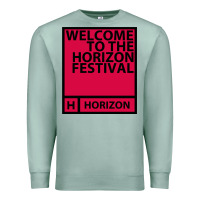 Seafoam Horizon Festival Premium Sweatshirt - linhVisuals