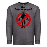 Charcoal Heather stranger no demogorgons Premium Sweatshirt - linhVisuals