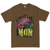 Cacao Rockin the mom Mother's Day Premium Tee - HowdyJamesFarm