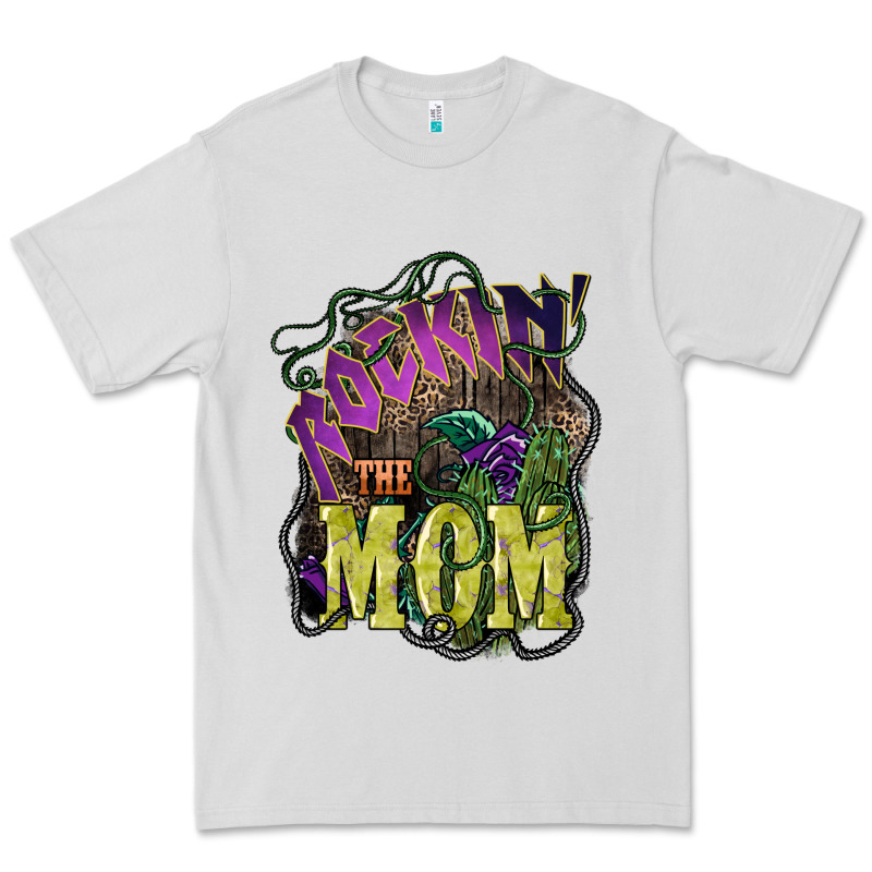 Rockin The Mom Mother's Day Premium Tee by HowdyJamesFarm | Teevron
