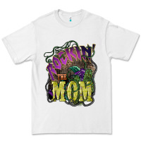 White Rockin the mom Mother's Day Premium Tee - HowdyJamesFarm