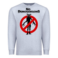 Heather Grey stranger no demogorgons Premium Sweatshirt - linhVisuals