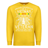 Lemon womens proud daughter of a vietnam veteran freedom isn't free v neck t Premium Sweatshirt - linhVisuals