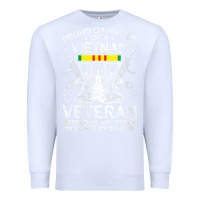 White womens proud daughter of a vietnam veteran freedom isn't free v neck t Premium Sweatshirt - linhVisuals