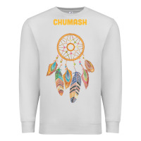 Dove Grey chumash tribe native american indian vintage dream catcher t shirt Premium Sweatshirt - linhVisuals
