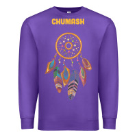 Purple chumash tribe native american indian vintage dream catcher t shirt Premium Sweatshirt - linhVisuals