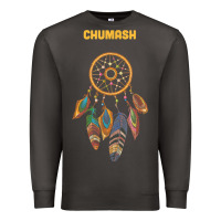 Smoke chumash tribe native american indian vintage dream catcher t shirt Premium Sweatshirt - linhVisuals