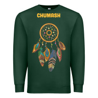 Sports Green chumash tribe native american indian vintage dream catcher t shirt Premium Sweatshirt - linhVisuals