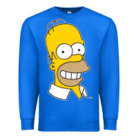 True Royal the simpsons homer simpson face sweatshirt Premium Sweatshirt - linhVisuals