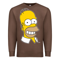 Chestnut the simpsons homer simpson face sweatshirt Premium Sweatshirt - linhVisuals