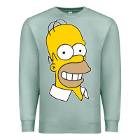 Seafoam the simpsons homer simpson face sweatshirt Premium Sweatshirt - linhVisuals