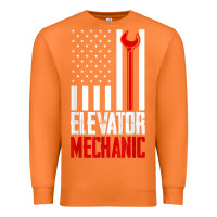 Carrot elevator mechanic american flag gift for elevator technician t shirt Premium Sweatshirt - linhVisuals