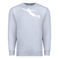 Heather Grey ultimate frisbee layout t shirt Premium Sweatshirt - linhVisuals