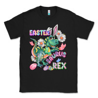 Black Easter Saurus Rex Easter Day Classic Tee - CowGirlArtShop