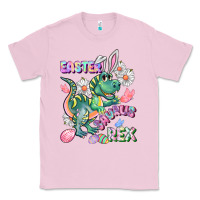 Bubblegum Pink Easter Saurus Rex Easter Day Classic Tee - CowGirlArtShop