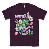 Plum Easter Saurus Rex Easter Day Classic Tee - CowGirlArtShop