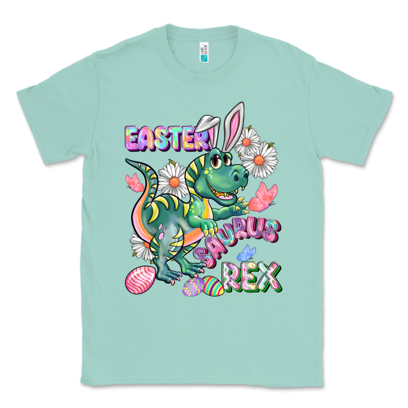 Easter Saurus Rex Easter Day Classic Tee by CowGirlArtShop | Teevron