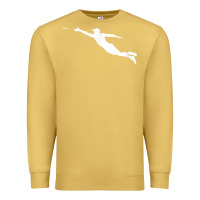 Antique Gold ultimate frisbee layout t shirt Premium Sweatshirt - linhVisuals