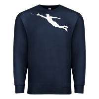 Navy ultimate frisbee layout t shirt Premium Sweatshirt - linhVisuals