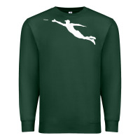 Sports Green ultimate frisbee layout t shirt Premium Sweatshirt - linhVisuals