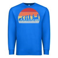 True Royal vintage retro evolution of the pinball lover premium t shirt Premium Sweatshirt - linhVisuals