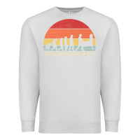 Dove Grey vintage retro evolution of the pinball lover premium t shirt Premium Sweatshirt - linhVisuals